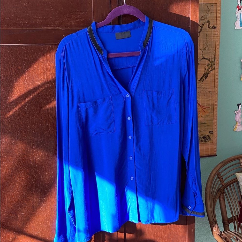 Worthington Royal Blue Blouse